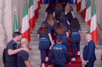 Meloni si complimenta coi campioni del volley, "siamo fierissimi"
