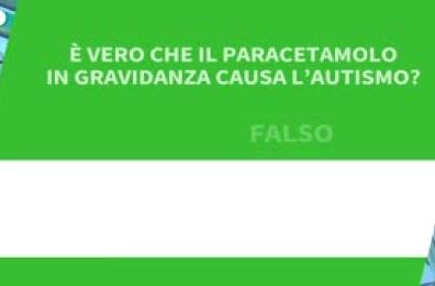 E' vero che il paracetamolo in gravidanza causa l'autismo?