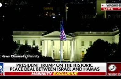 Trump: "Ostaggi liberi lunedi', Usa coinvolti nel mantenimento della pace a Gaza"