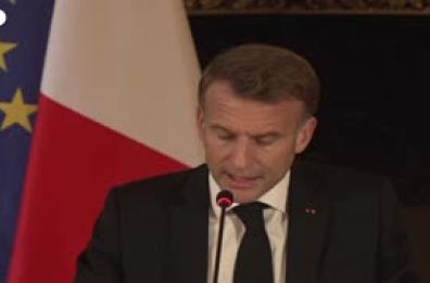 Macron: "Insediamenti minaccia esistenziale per la Palestina"