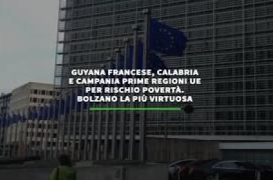 Guyana francese, Calabria e Campania prime regioni Ue per rischio poverta'