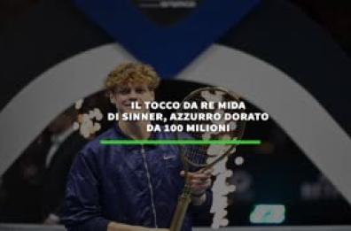 Il tocco da re Mida di Sinner, azzurro dorato da 100 milioni