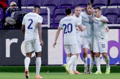 Champions: Union Saint Gilloise-Inter 0-4