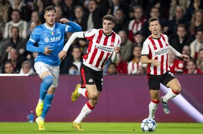 Champions: Psv Eindhoven - Napoli 6-2