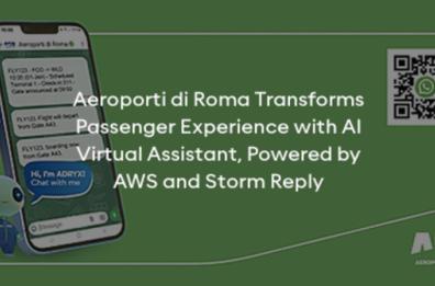 Comunicato Stampa: Aeroporti di Roma trasforma l'esperienza dei passeggeri con l'Assistente Virtuale basato su AI Comunicato Stampa: Aeroporti di Roma trasforma l'esperienza dei passeggeri con l'Assistente Virtuale basato su AI