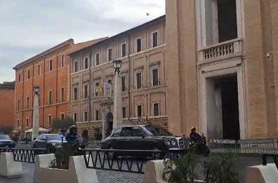 I sovrani Carlo e Camilla arrivati in Vaticano