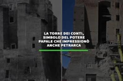 La Torre dei Conti, simbolo del potere papale che impressiono' anche Petrarca