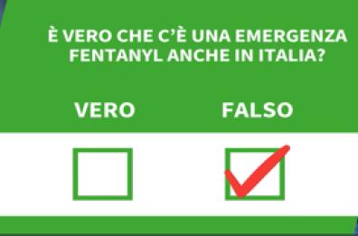 E' vero che c'e' una emergenza Fentanyl anche in Italia?
