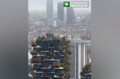 Maltempo, prima neve a Milano Maltempo, prima neve a Milano