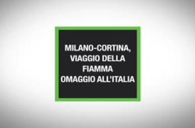 Milano Cortina, viaggio della Fiamma omaggio all'Italia Milano Cortina, viaggio della Fiamma omaggio all'Italia