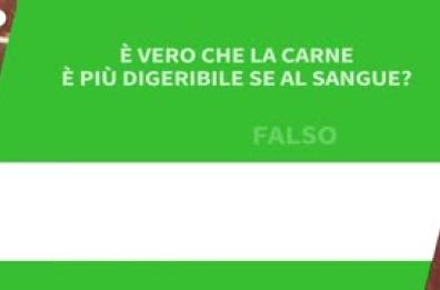 Ansa VERIFIED - E' vero che la carne e' piu' digeribile se al sangue?