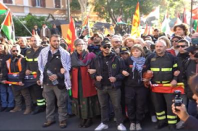 Roma, Thunberg e Albanese al corteo pro-Palestina
