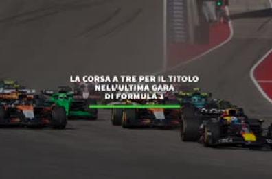 La corsa a tre per il titolo, nell'ultima gara di Formula 1