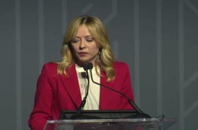 Meloni riceve il premio Thatcher: "Non e' facile essere conservatori" Meloni riceve il premio Thatcher: "Non e' facile essere conservatori"