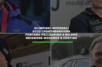 Milano Cortina, ecco i portabandiera. Brignone: "Un sogno dopo l'infortunio"