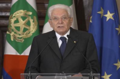 Mattarella: "Non puo' evocare pace chi muove guerra"