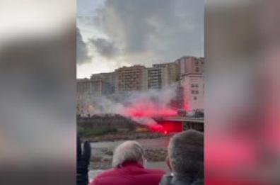 Scontri fra tifosi del Genoa e dell'Inter davanti allo stadio