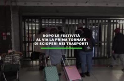 Dopo le festivita' al via la prima tornata di scioperi nei trasporti Dopo le festivita' al via la prima tornata di scioperi nei trasporti