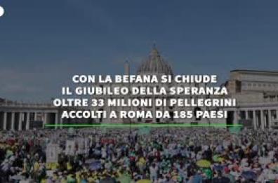 Si chiude il Giubileo della Speranza, oltre 33 milioni di pellegrini accolti a Roma da 185 paesi