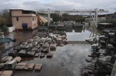 Roma, l'esondazione del fiume Aniene