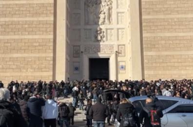 Crans-Montana, a Roma i funerali di Riccardo Minghetti