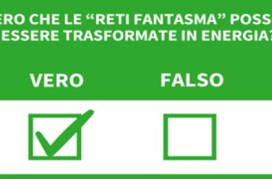 Ansa VERIFIED - E' vero che le "reti fantasma" possono essere trasformate in energia?