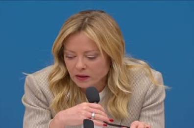 Meloni: "Carabinieri pronti a formare forze di sicurezza palestinesi"