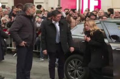 Crans-Montana, Meloni e ministri alla messa per le vittime della strage