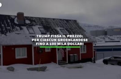 Trump corteggia i groenlandesi, fino a 100 mila dollari ciascuno
