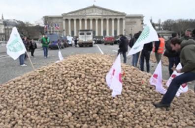 Mercosur, Parigi: paglia e patate davanti all'Assemblea nazionale
