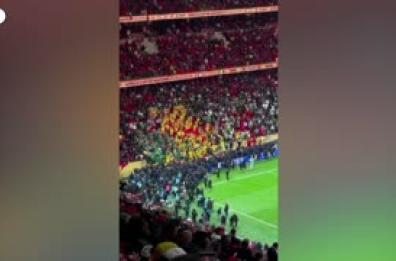 Finale Coppa d'Africa, i tifosi senegalesi tentano di invadere il campo