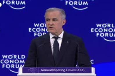 Il discorso del premier canadese a Davos irrita Trump