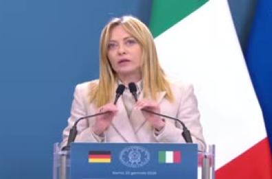 Meloni: "Ue abbia coraggio, sia protagonista del suo destino"