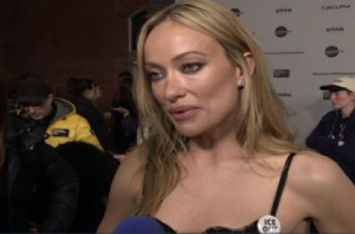 Minneapolis, Olivia Wilde al Sundance Festival con la spilla 'Ice out'