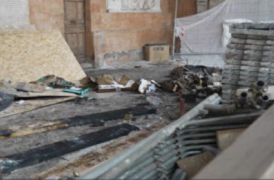 Roma, piccolo incendio nella Basilica di San Lorenzo in Lucina