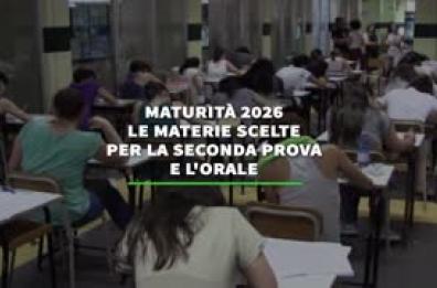 Maturita' 2026, le materie scelte per la seconda prova e l'orale Maturita' 2026, le materie scelte per la seconda prova e l'orale