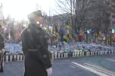 Kiev, Rutte e Zelensky al memoriale dei caduti Kiev, Rutte e Zelensky al memoriale dei caduti