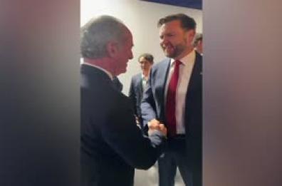 Zaia incontra JD Vance a Milano, il vicepresidente Usa: "Questo ragazzo e' forte"