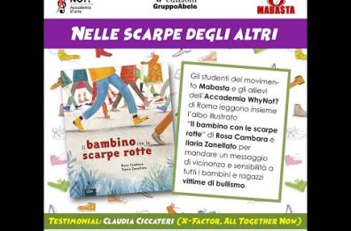 «Nelle scarpe degli altri»: MaBasta e giovani artisti insieme per dire no al bullismo
