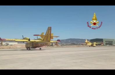 La Grecia è in fiamme, partito contingente da Brindisi di 32 vigili del fuoco 
