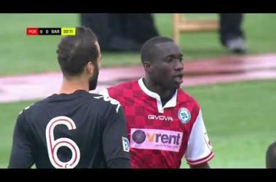 Portici-Bari, i tre gol biancorossi