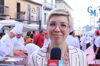 Potenza, ecco la maxi tagliatella della solidarietà:  è record di 140 metri