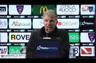 Baroni: «Lecce, col Pisa una partita perfetta, ma ora restiamo concentrati»