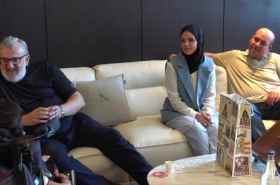 Il governatore Emiliano incontra il bimbo palestinese con Sma in cura a Bari