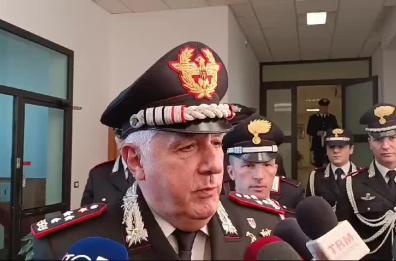 Foggia, la visita del comandante generale carabinieri Luzi: &laquo;Lo Stato reagisce alla criminalit&agrave;&raquo;