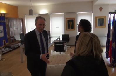 Potenza, Bardi incontra Mirna Mastronardi, neo Cavaliere della Repubblica
