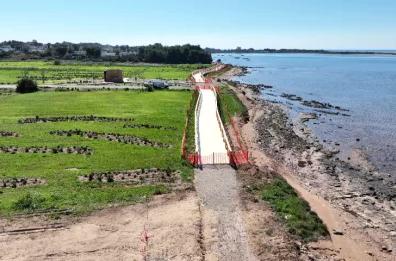 Porto Cesareo, ecco al pista ciclopedonale che collega la penisola della Strea al centro
