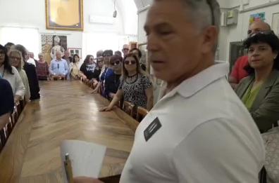 Alessano, i ferrovieri pugliesi si ritrovano davanti alla tomba di don Tonino Bello 