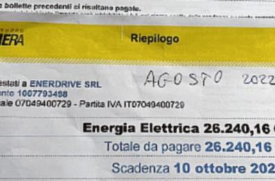 Bitonto, la bolletta da 5mila a 26mila euro: «Senza azioni concrete non sopravviviamo»