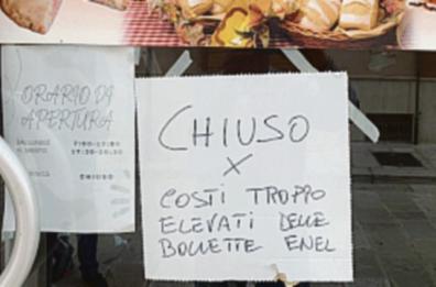 Montemesola, chiude il panificio in centro: «Costi dell'energia alle stelle»